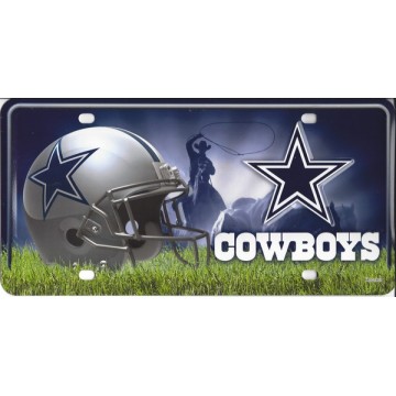 Dallas Cowboys Metal License Plate 